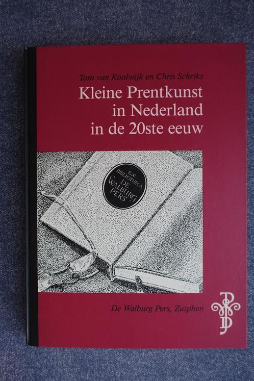 Kleine Prentkunst in Nederland in de 20ste eeuw (ex libris), Boeken, Kunst en Cultuur | Beeldend, Zo goed als nieuw, Grafische vormgeving