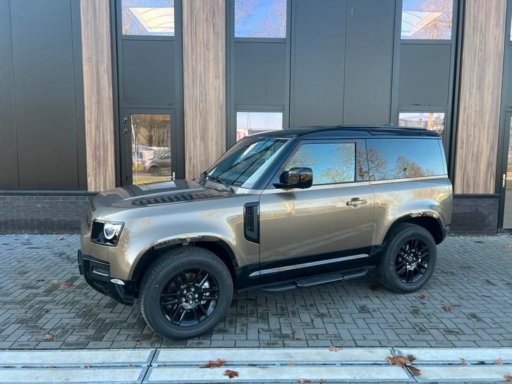 Land Rover Defender 90 3.0 D250 Grijs Kenteken trekhaak 2022, Auto's, Bestelauto's, Bedrijf, 360° camera, 4x4, ABS, Achteruitrijcamera