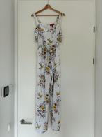 Guess jumpsuit maat S wit met bloemetjes, Guess, Wit, Nieuw, Ophalen of Verzenden