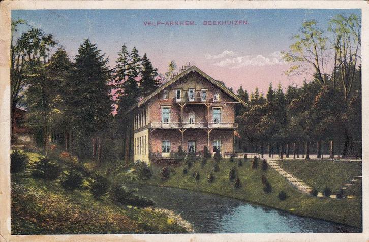 01597 Velp Arnhem - Beekhuizen, Verzamelen, Ansichtkaarten | Nederland, Gelopen, Gelderland, 1920 tot 1940, Verzenden