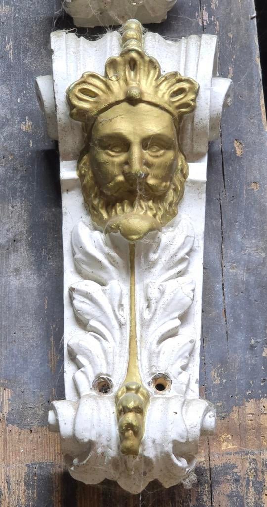 2 Antieke consoles, ca. 35 cm hoog, Antiek en Kunst, Kunst | Beelden en Houtsnijwerken, Ophalen