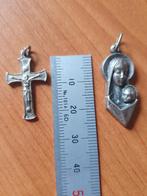 2x hanger religie, Ophalen of Verzenden, Zo goed als nieuw, Sieraad, Christendom | Katholiek
