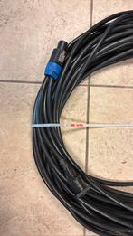 30 mtr Speakon speakerkabel met NL4 connectoren, Ophalen of Verzenden, Zo goed als nieuw