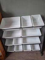 Kast met bakjes, Doe-het-zelf en Verbouw, Kratten en Dozen, Ophalen, Zo goed als nieuw, Minder dan 35 cm