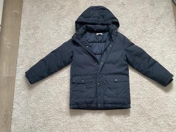 Mango warme winterjas donkerblauw,maat 140 Nieuwstaat beschikbaar voor biedingen