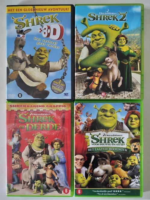 Shrek Quadrilogie (2001 - 2010) *5 DVD, Cd's en Dvd's, Dvd's | Tekenfilms en Animatie, Zo goed als nieuw, Amerikaans, Tekenfilm
