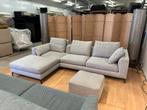 Minotti Andersen Hoekbank Grijs + Hocker - NP: €20.000