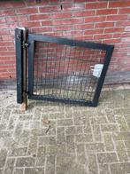 Tuinpoort met dubbelstaafmat hekwerk, Tuin en Terras, Tuinhekken en Hekwerk, Met poort, Gebruikt, Dubbelstaafmat hekwerk, Ophalen of Verzenden