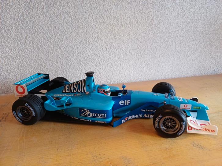 Minichamps F1 1:18 '01 - Benetton B201 Jenson Button, Hobby en Vrije tijd, Modelauto's | 1:18, Ophalen