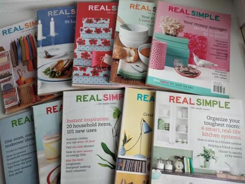 Real Simple Magazine Amerikaans 10 stuks 2005-2006, Boeken, Tijdschriften en Kranten, Gelezen, Overige typen, Ophalen