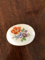 Meissen Handgeschilderd Doosje Ovaal Porselein Bloemenmotief, Antiek en Kunst, Ophalen of Verzenden