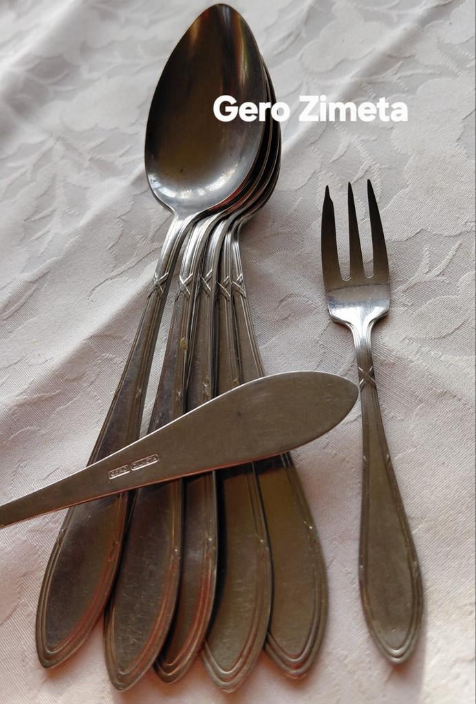 Bestek Gero Zilmeta relief kruisband, Ophalen of Verzenden