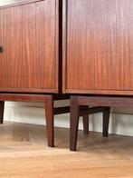 Vintage wandmeubel teak hout simpla lux modulair jaren 50/60, Huis en Inrichting, Ophalen, Gebruikt, Teakhout, Minder dan 150 cm