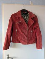 Jackey McGee Suède Jasje Rood - Maat 42, Maat 42/44 (L), Ophalen of Verzenden, Jasje, Jackey McGee