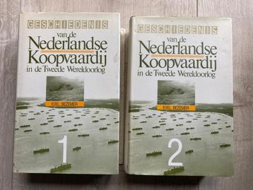 Naslagwerk Nederlandse Koopvaardij in WO2 marine 2 delen  beschikbaar voor biedingen