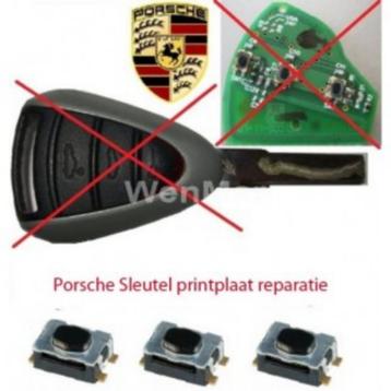 Porsche autosleutel reparatie printplaatje en behuizing beschikbaar voor biedingen