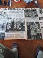 Artikel opening oesterseizoen Yerseke schipper Koster 1961, Ophalen of Verzenden, 1960 tot 1980, Knipsel(s)