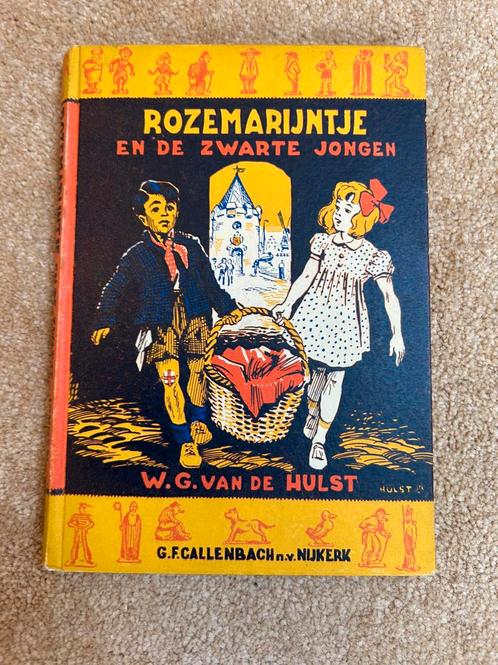 Te Koop: WG vd Hulst “Rozemarijntje en de zwarte jongen “, Antiek en Kunst, Antiek | Boeken en Bijbels, Ophalen of Verzenden