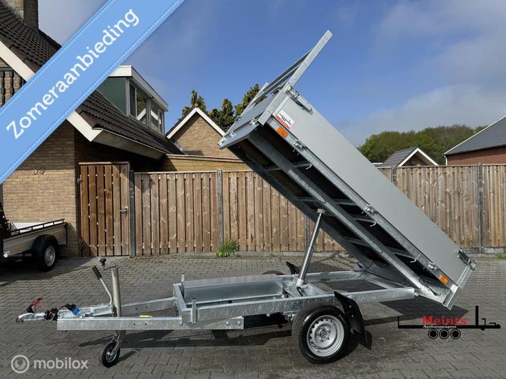 NIEUWE Syma elektrische enkelasser kipper 260x150 1500KG, Auto diversen, Aanhangers en Bagagewagens, Gebruikt