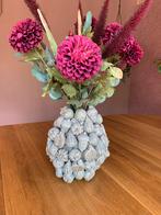 Vaas met kunstbloemen, Ophalen of Verzenden, Zo goed als nieuw