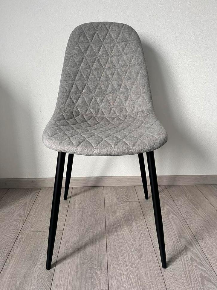 Kwantum Napoli Stoel (grijs), Huis en Inrichting, Stoelen, Zo goed als nieuw, Eén, Grijs, Ophalen