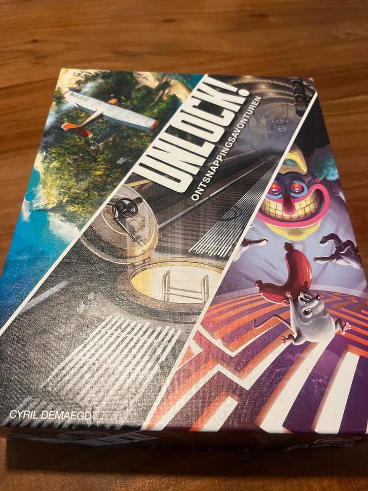 Ruilen Unlock! Ontsnappingsavonturen Bordspel (ruilen), Hobby en Vrije tijd, Gezelschapsspellen | Bordspellen, Zo goed als nieuw
