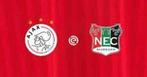 Ajax - NEC 2 tickets vak 404, Tickets en Kaartjes, Losse kaart, Twee personen, Februari