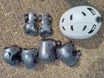 Bescherming set en helm bij skates, skeeleren, schaatsen, Overige merken, Gebruikt, Kinderen, Ophalen of Verzenden