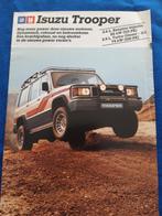 folder Isuzu Trooper - ca 1985, Ophalen of Verzenden, Zo goed als nieuw, Overige merken, Isuzu