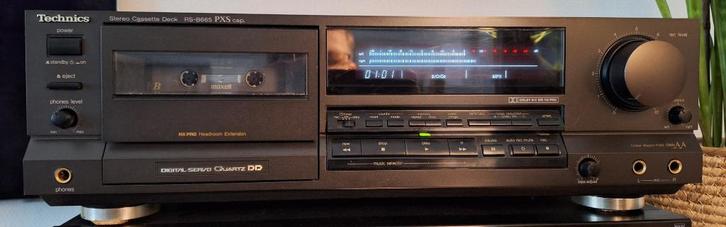 Technics RS-B665 Cassettedeck, Audio, Tv en Foto, Cassettedecks, Dubbel, Overige merken, Ophalen