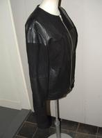 Stella Nova lamsleer + goat suede jas jack maat 38, Ophalen of Verzenden, Zo goed als nieuw, Maat 38/40 (M), Zwart