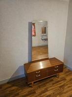 Dressoir met spiegel, Huis en Inrichting, Kasten | Dressoirs, Ophalen, 100 tot 150 cm, Zo goed als nieuw, Met klep(pen)