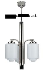 Retro lamp gispen lamp art deco lamp schaallamp bollamp lamp, Nieuw, Ophalen of Verzenden, Glas, 75 cm of meer