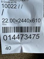 Spaanplaat 22 mm Watervast / V313 244 x 61 cm TG4, Doe-het-zelf en Verbouw, Platen en Panelen, Ophalen, Nieuw, Hout, 20 tot 50 mm