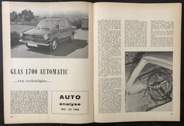 Glas (Dingolfing) testen in Autokampioen e.a., Boeken, Auto's | Folders en Tijdschriften, Gelezen, Overige merken, Ophalen of Verzenden