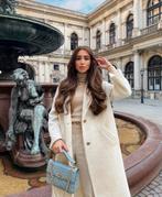 Zara bouclé teddy jas wit beige Lonneke Nooteboom mango H&M, Kleding | Dames, Jassen | Winter, Nieuw, Ophalen of Verzenden, Wit