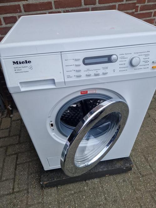 Miele softcare system W3521, Witgoed en Apparatuur, Wasmachines, Gebruikt, Voorlader, 8 tot 10 kg, 1600 toeren of meer, Ophalen