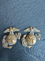 2 petembleem USMC us marine corps Vietnam periode, Ophalen of Verzenden, Landmacht, Amerika, Embleem of Badge