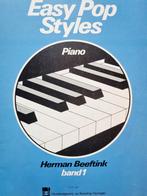 Easy Pop Styles Piano - Herman Beeftink, Gebruikt, Les of Cursus, Ophalen of Verzenden, Piano