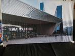 Akoestisch fotopaneel Rotterdam CS - 150x90cm, Huis en Inrichting, Woonaccessoires | Schilderijen, Tekeningen en Foto's, 125 cm of meer
