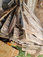 Oude pallets en steenschot, Doe-het-zelf en Verbouw, Hout en Planken, Ophalen, Gebruikt, Pallet, Minder dan 200 cm