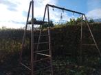 Klimrek van staal voor 2 schommels, Ophalen, Gebruikt