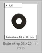 Bodemklep 58 x 20 mm, Ophalen of Verzenden, Nieuw, Overige typen