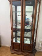 Vitrinekast eiken, Huis en Inrichting, Kasten | Vitrinekasten, Ophalen of Verzenden, Gebruikt, 25 tot 50 cm, 100 tot 150 cm