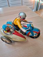Vintage Blikken Motor met Zijspan, Ophalen of Verzenden