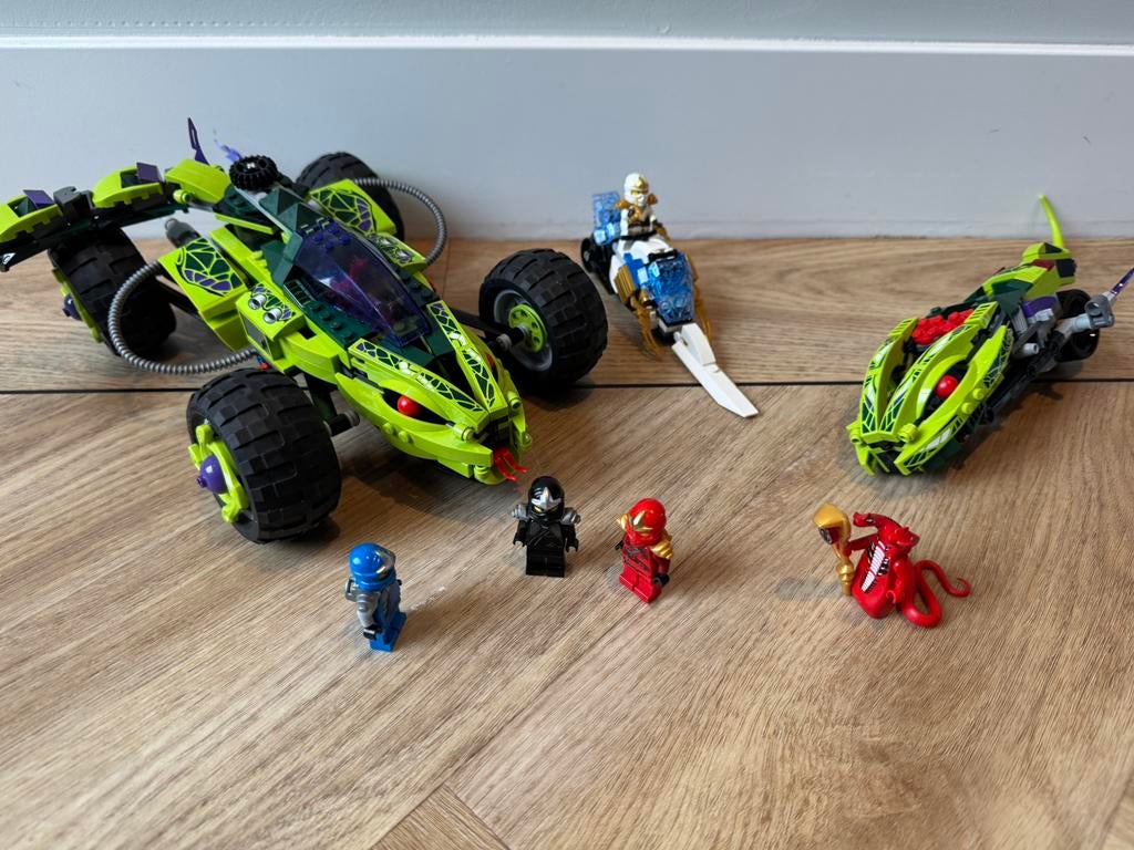 Lego ninjago 9447 9445, Ophalen of Verzenden, Zo goed als nieuw