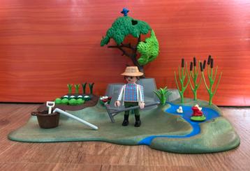 Playmobil groentenman moestuin vijfer groenten gereedscap beschikbaar voor biedingen