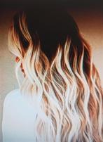 Haar extensions, blond met bruin gemengd., Sieraden, Tassen en Uiterlijk, Uiterlijk | Haarverzorging, Verzenden, Nieuw, Pruik of Haarverlenging