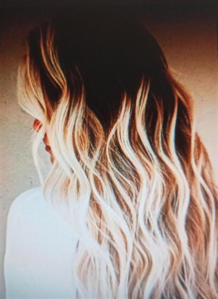Haar extensions, blond met bruin gemengd., Sieraden, Tassen en Uiterlijk, Uiterlijk | Haarverzorging, Nieuw, Pruik of Haarverlenging