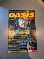 Oasis - Knebworth 1996 originele bushalte poster, Gebruikt, Ophalen of Verzenden, Rechthoekig Staand, Muziek